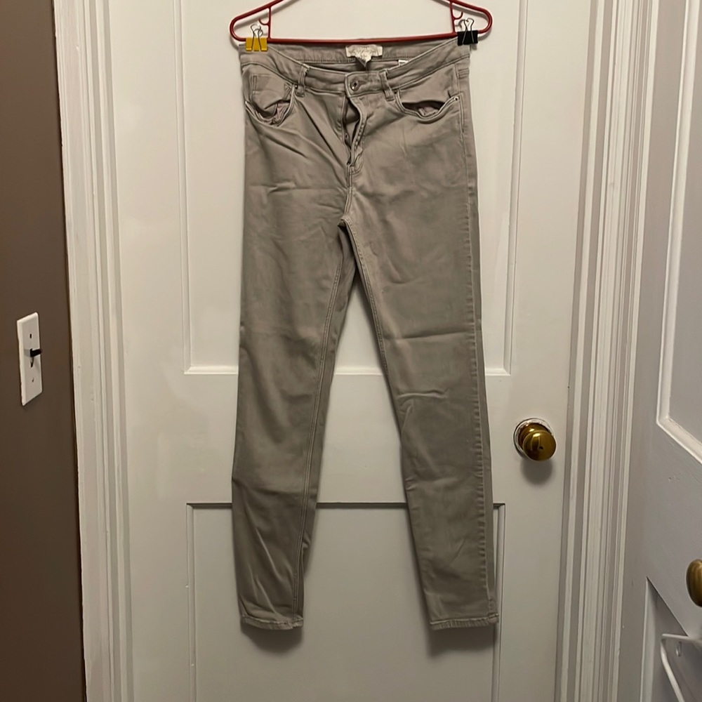 L.O.G.G gray, skinny jeans